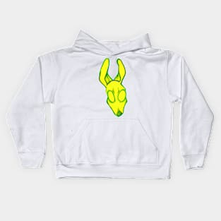 RUN RABBIT (YELLOW) Kids Hoodie